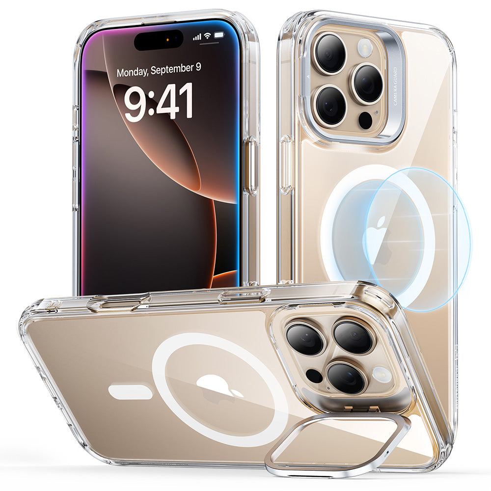 iPhone's Classic Hybrid Case with Stash Stand (HaloLock)